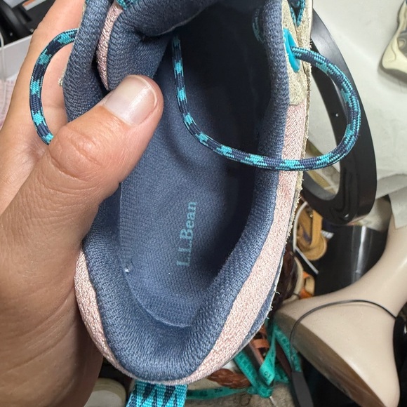 L.L. Bean Kids Trail Model Hikers Low in Pink‎ Graphite Size 4 - Picture 4 of 11